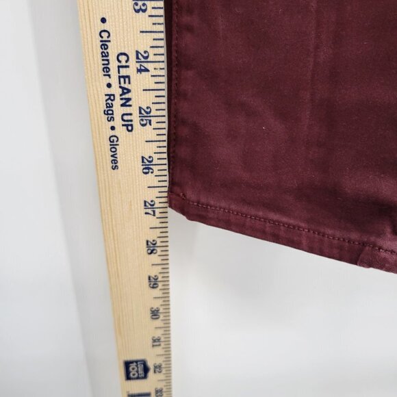 Madewell Women Red 9" High Riser Skinny Skinny Sateen Jeans Size 26 - Picture 11 of 15